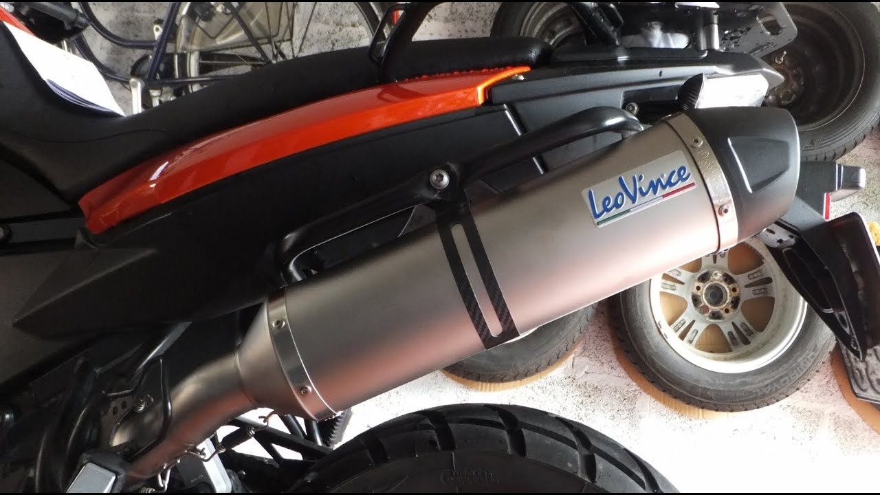 Soundvergleich Endschalldämpfer BMW F800 GS Original - Leo Vince SBK LV One