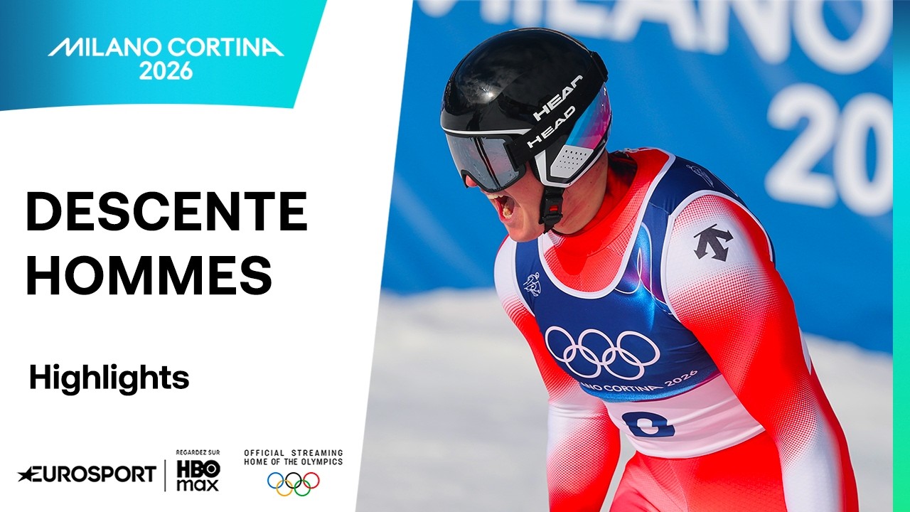 JO 2026- MASTERCLASS de Von Allmen, NOUVEAU CHAMPION OLYMPIQUE de descente, 2 ITALIENS SUR LE PODIUM