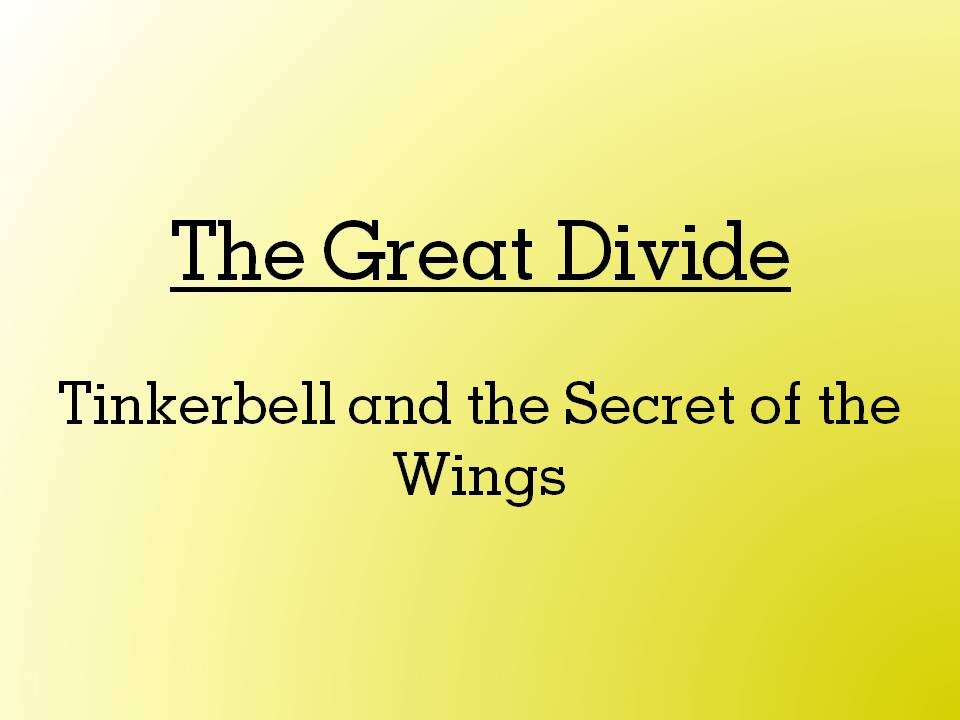 The Great Divide