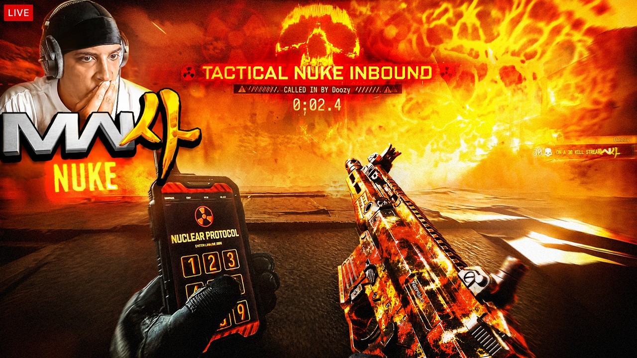 My FIRST NUKE in MODERN WARFARE 4!