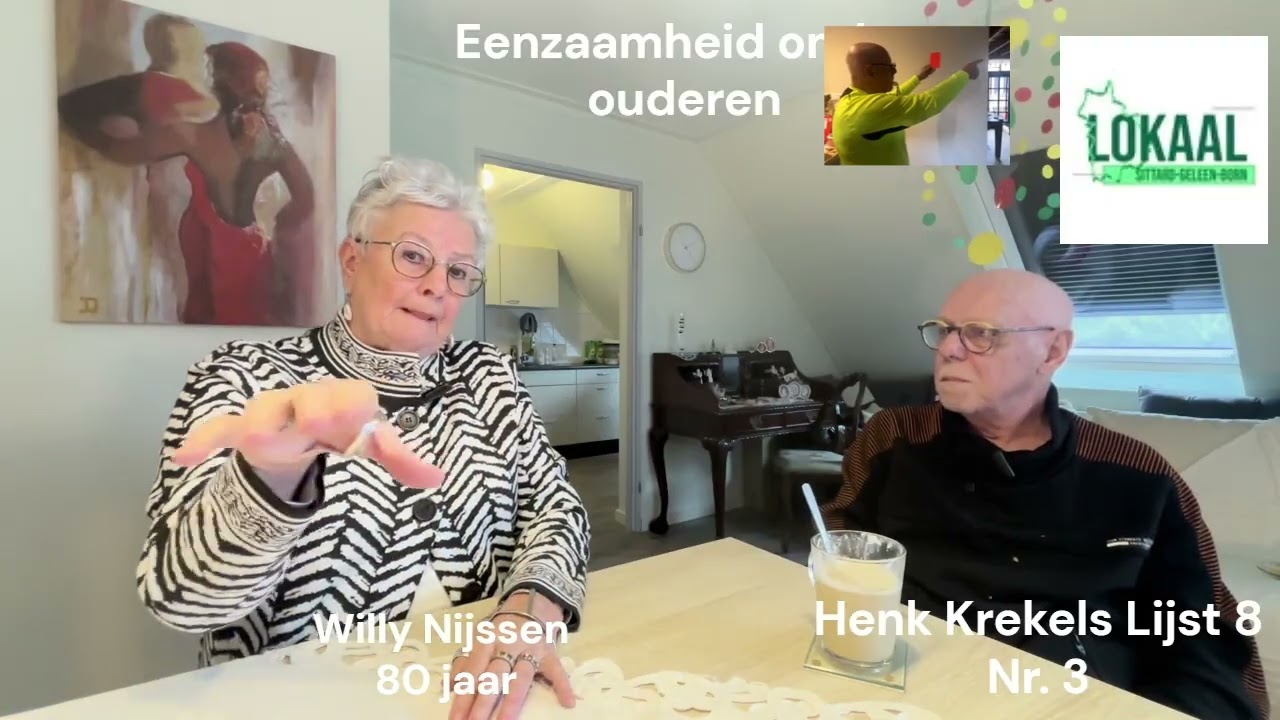 Eenzaamheid onder ouderen en jongeren. Sittard-Geleen