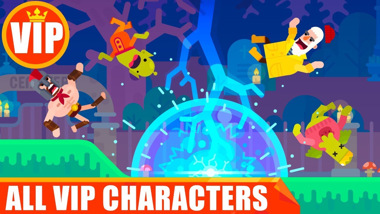 Bowmasters All VIP Characters Gameplay