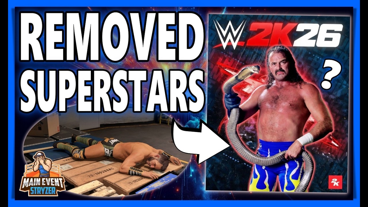 Removed Wrestlers In WWE 2K26!