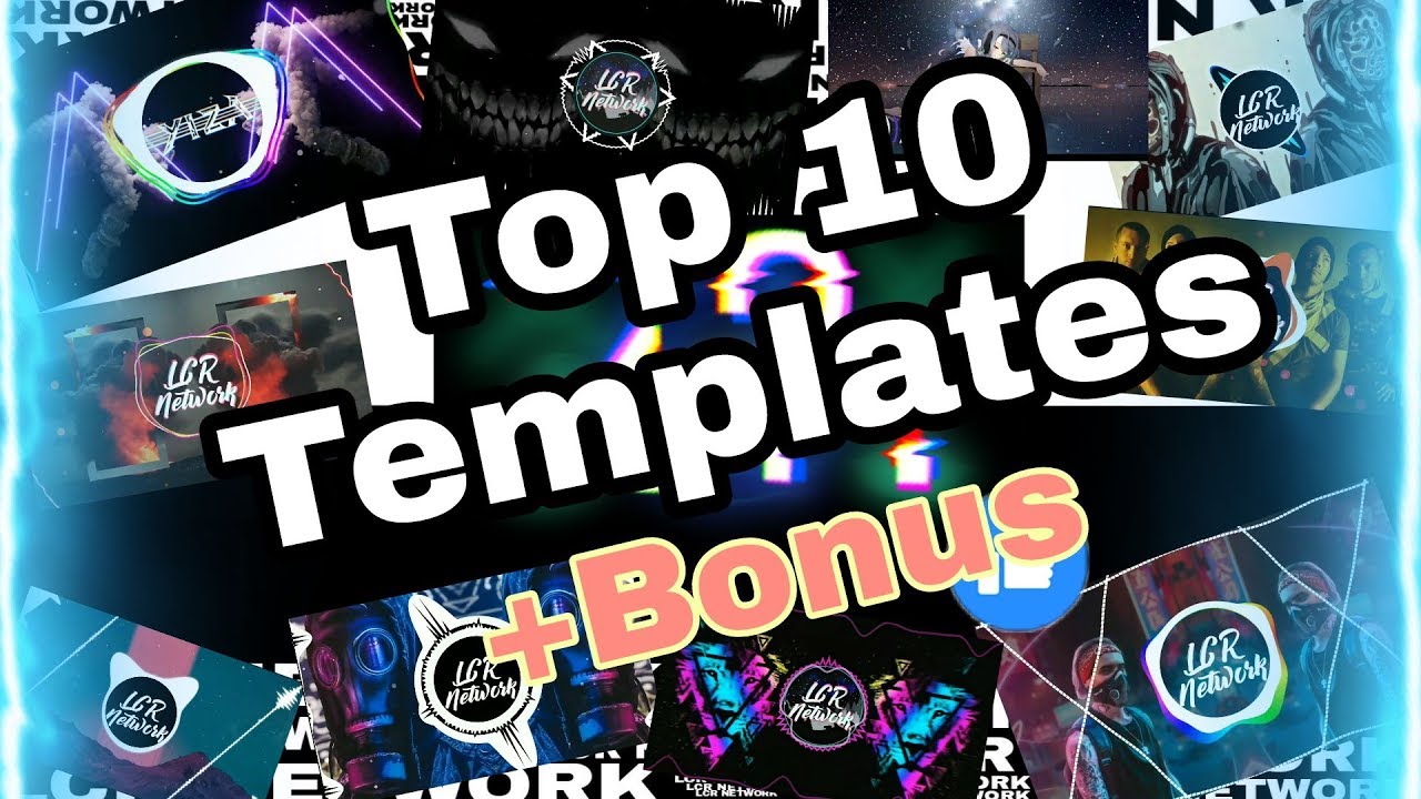 TOP 10 templates GRATIS  + BONUS (avee player pro apk+ templete) 2019 VISUALIZER🔥👻
