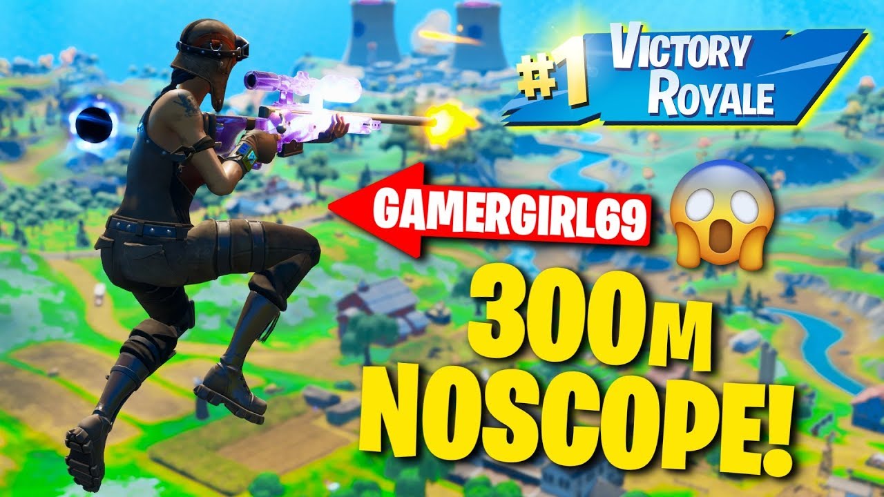 SHE HIT THE BEST FORTNITE TRICKSHOT EVER!