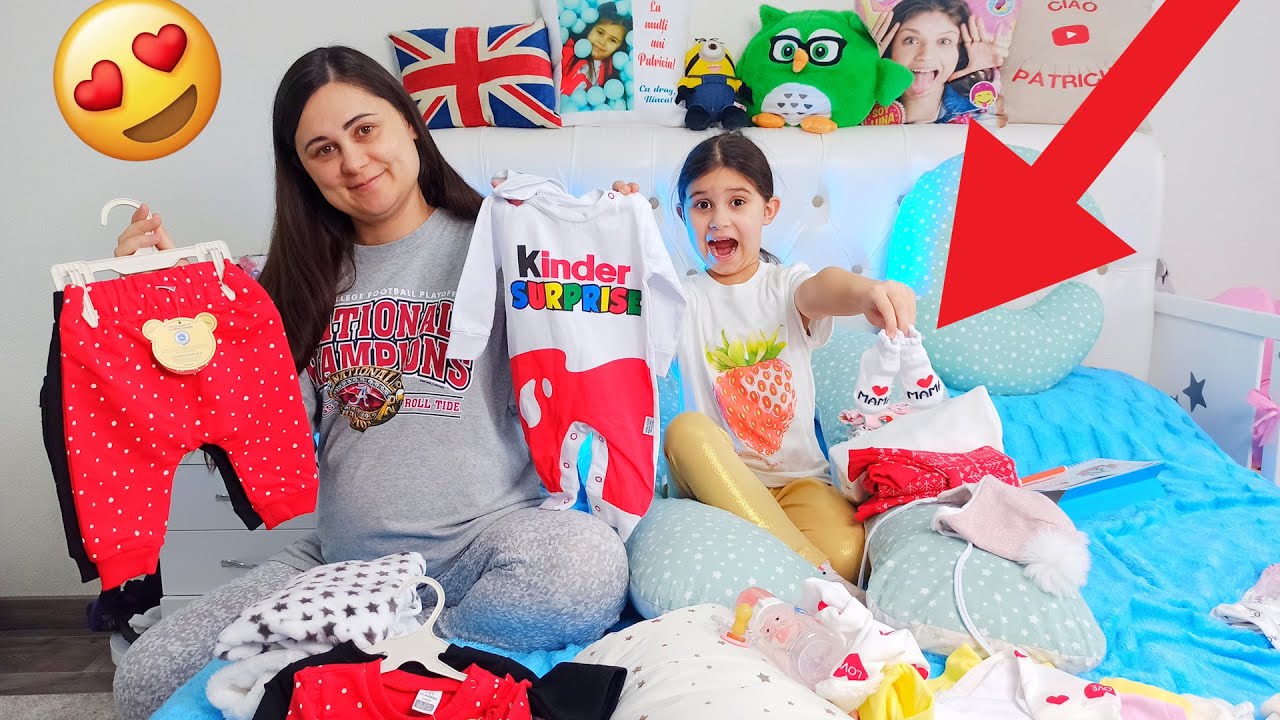 ULTIMELE PREGATIRI Pentru BEBE👶  HUGE HAUL cu haine pentru BEBELUȘI  Ciao Patricia Vlog copii