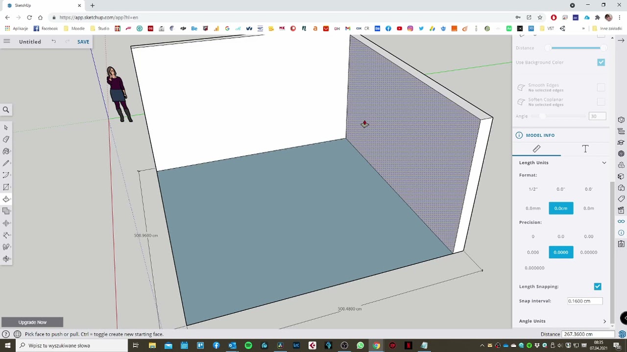 Lekcja Informatyki - SketchUp - p. średni
