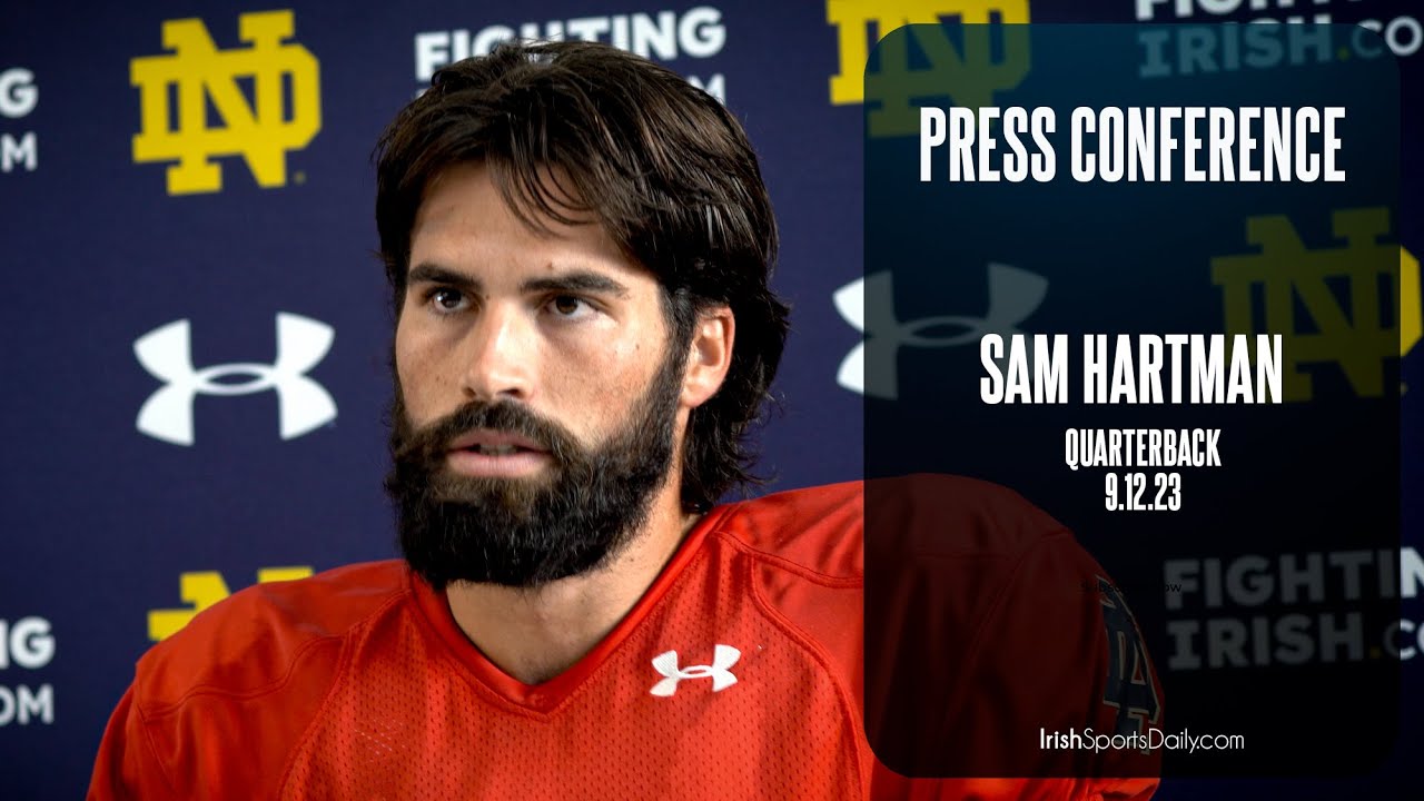 QB Sam Hartman on CMU, Heisman Race and Notre Dame Experience | #NDFootball