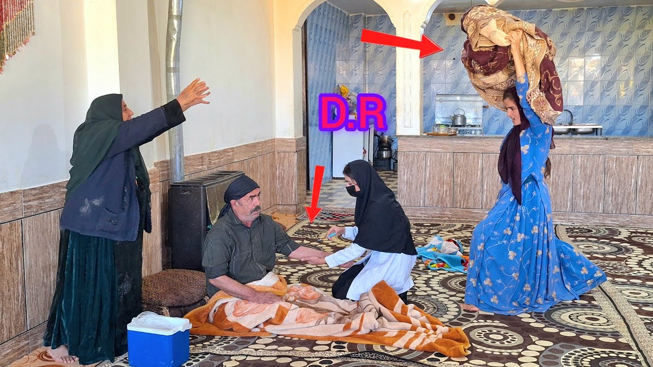The operator brings the doctor and Zahra fights with the doctor and the operator...