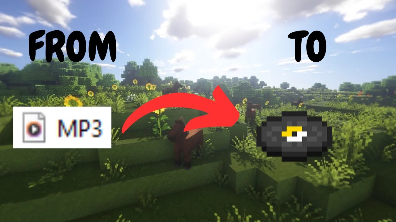 how to put mp3 files into minecraft (etched mod)