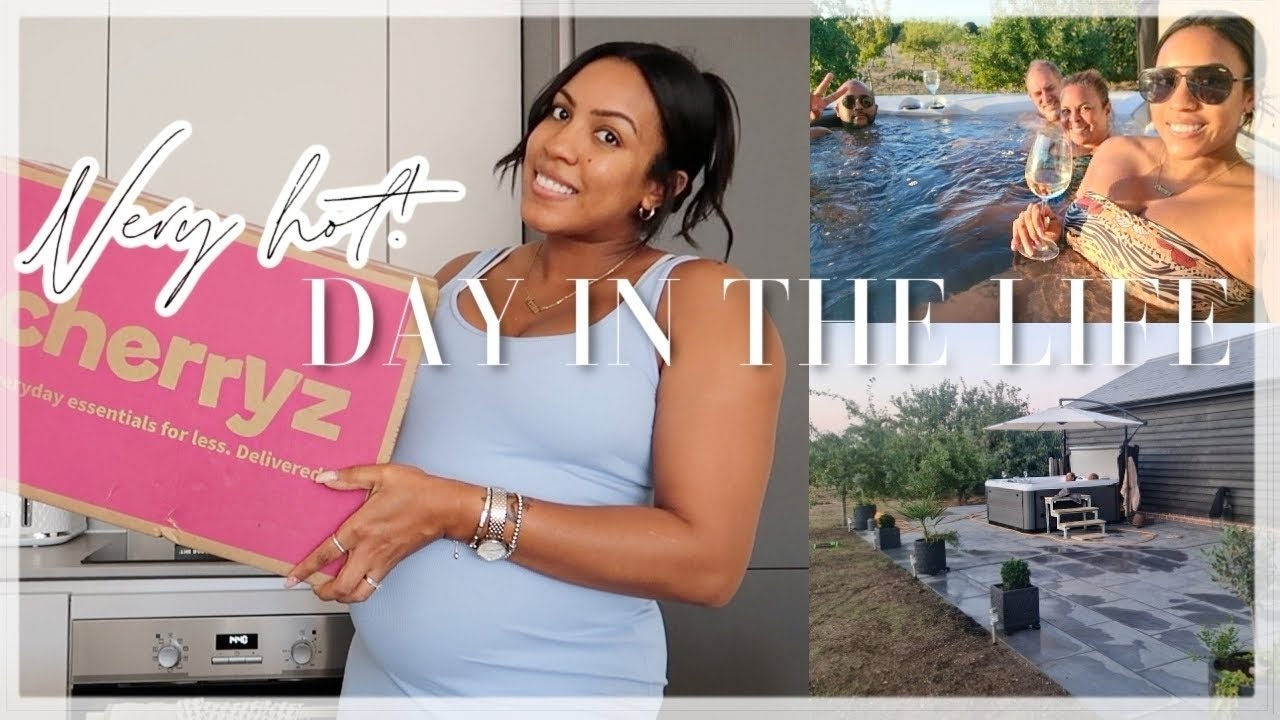 A HOT AND SWEATY DAY IN THE LIFE | CHERRYZ HAUL & DISCOUNT CODE | GARDEN PATIO UPDATE