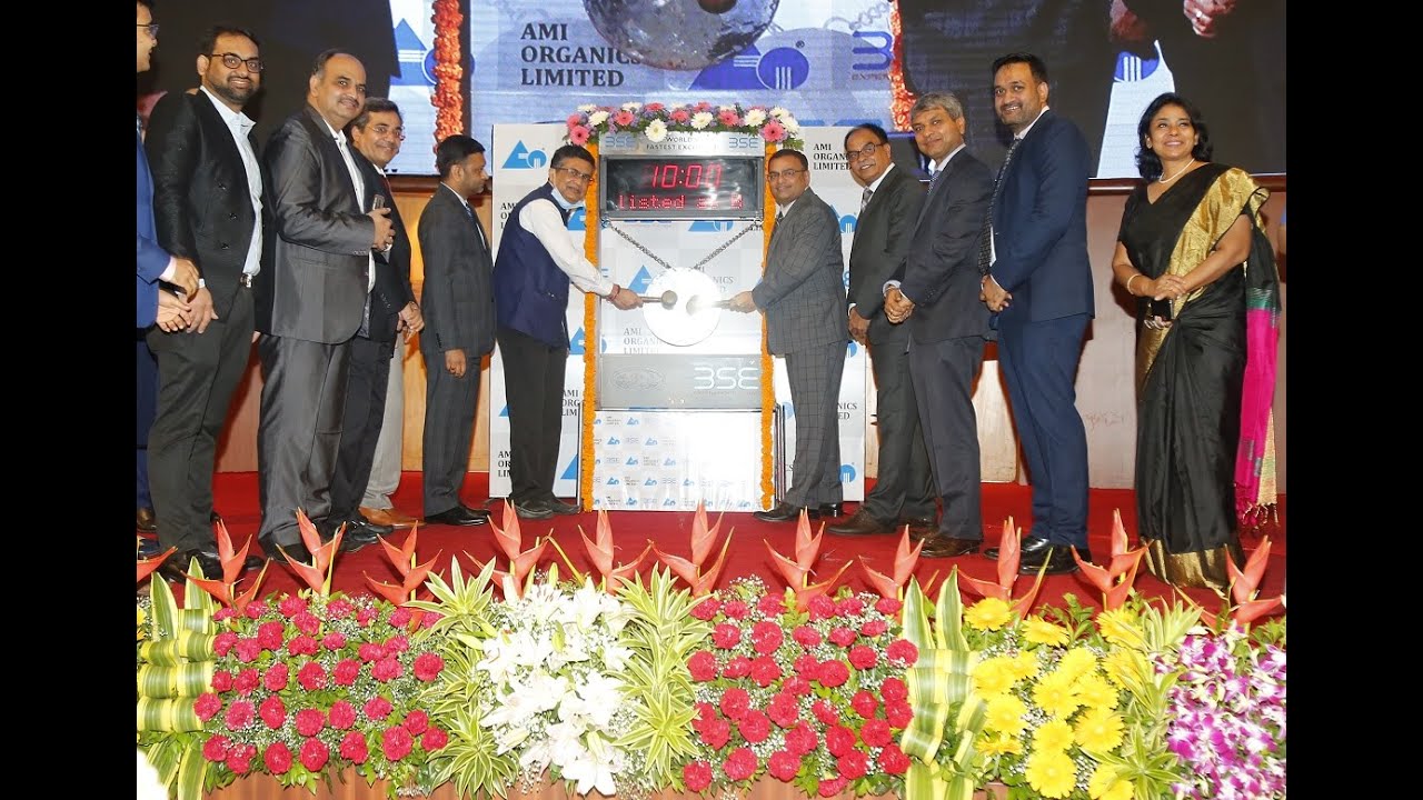 Listing Ceremony of AMI Organics Limited on 14th September, 2021