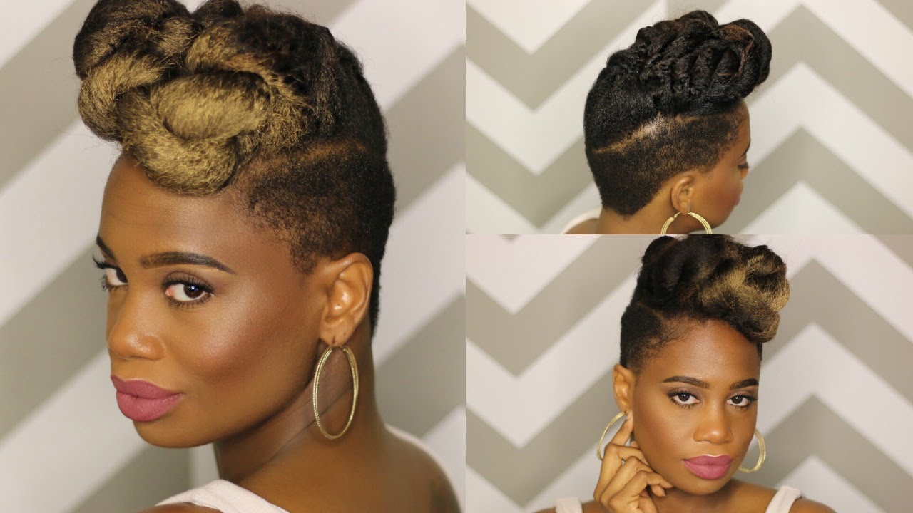 Janelle Monae inspired Updo using Clip-ins from Knappy Hair Extensions | MissKenK