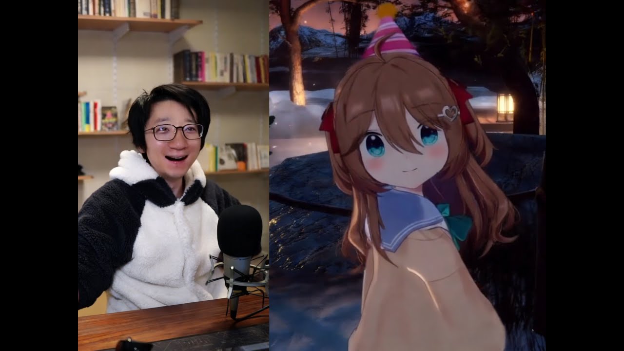 Popular Chinese Streamer FunShiki's Reaction to Vedal and Neuro-sama's 3D Interaction Clip