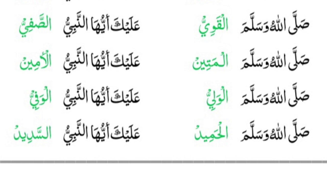 NEW Salat & Salam with 99 Names | Hadhrat Shaykh Mawlana Yusuf Motala نور الله مرقده