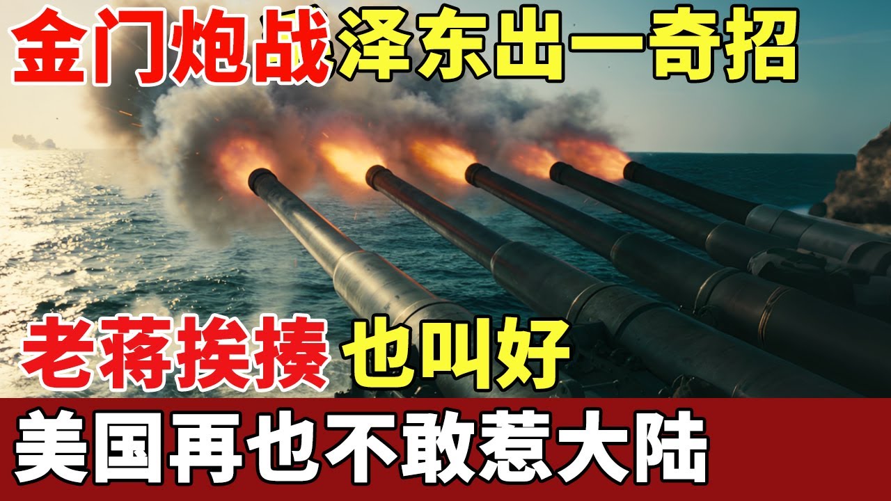 金门炮战毛泽东出一奇招，看呆国际，蒋介石挨揍也叫好，美国因此再也不敢惹大陆！【历史档案】