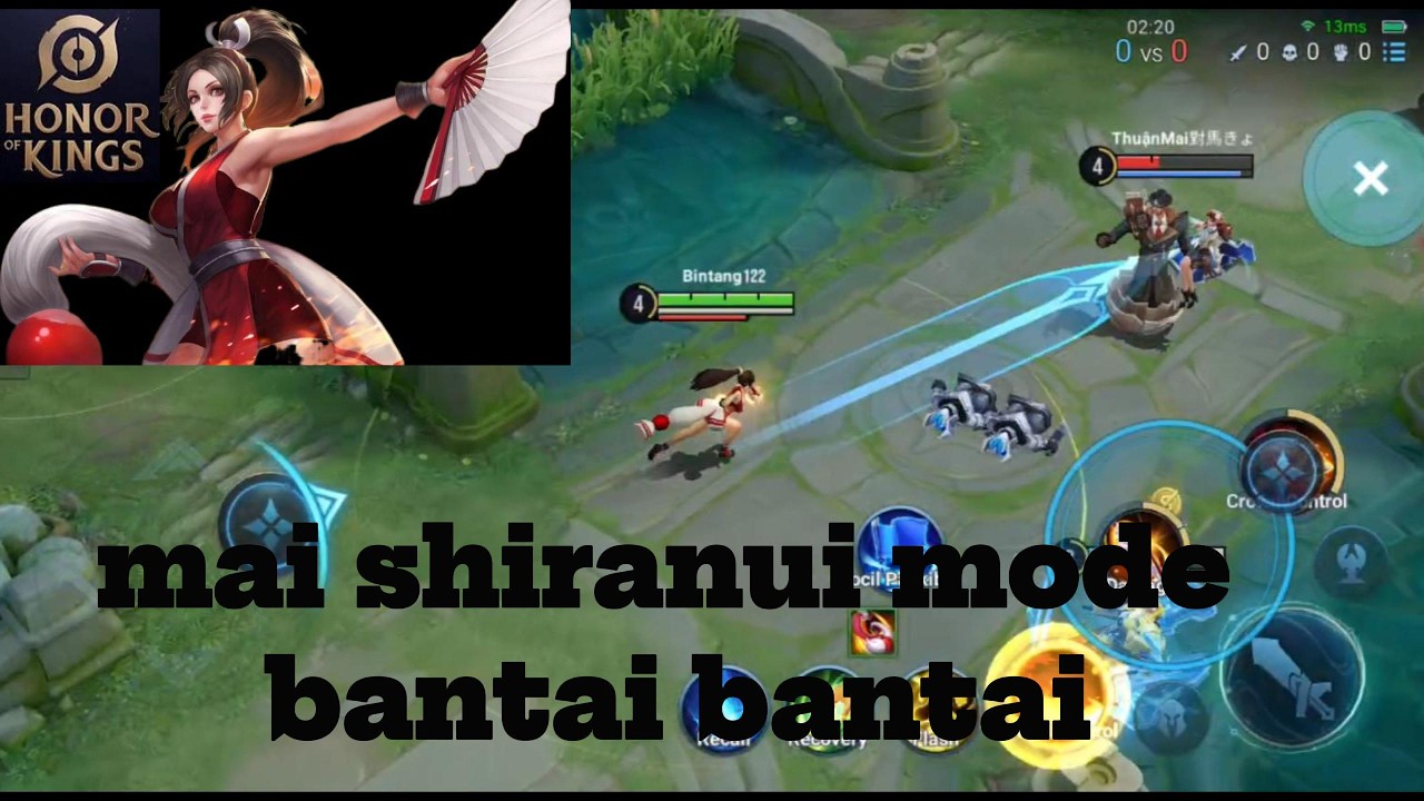 GAMEPLAY MAI SHIRANUI MODE BANTAI BANTAI HONOR OF KINGS
