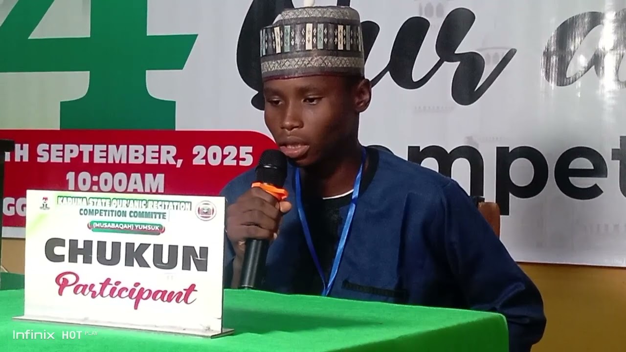 Abdulaziz Tahir Umar Igabi LG 60 Hibz YUMSUK Musabaqa Kaduna State Chapter 2025