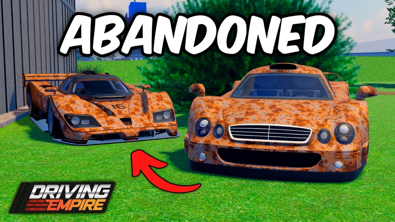 Мы обнаружили коллекцию заброшенных автомобилей в Driving Empire.