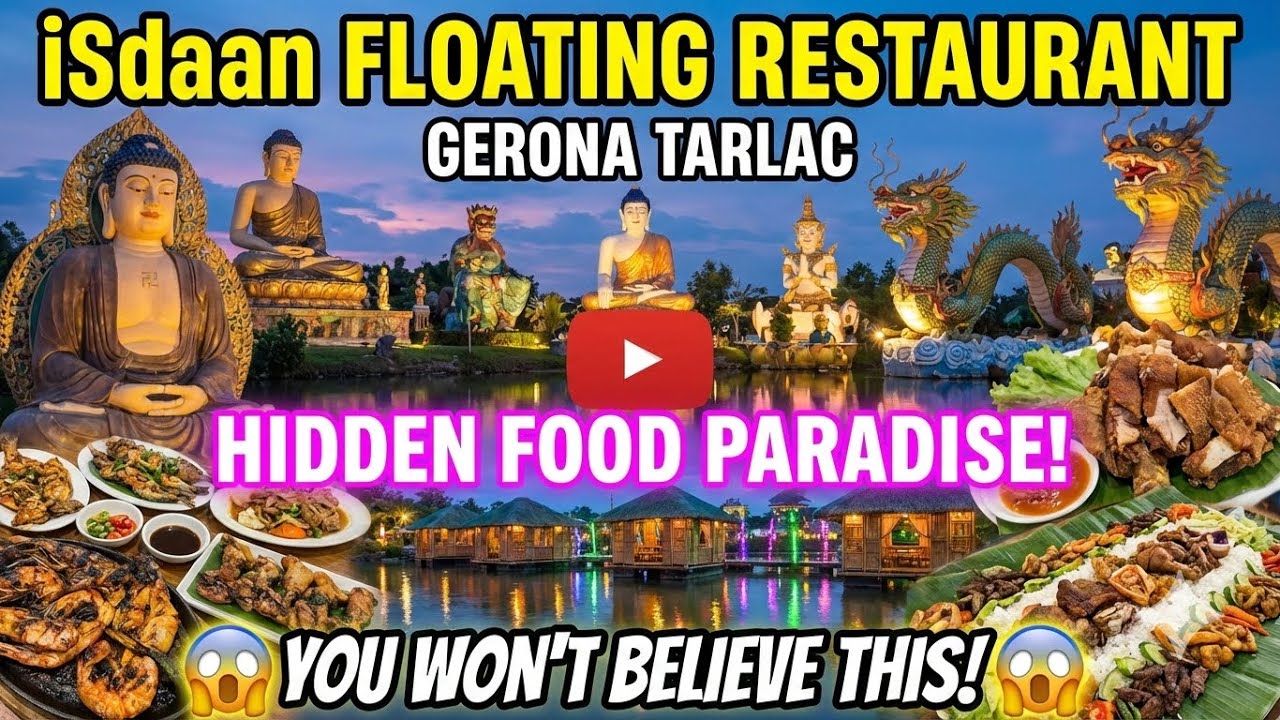 iSdaan FLOATING RESTAURANT at Gerona Tarlac　You Won't Believe This Hidden Food Paradise!