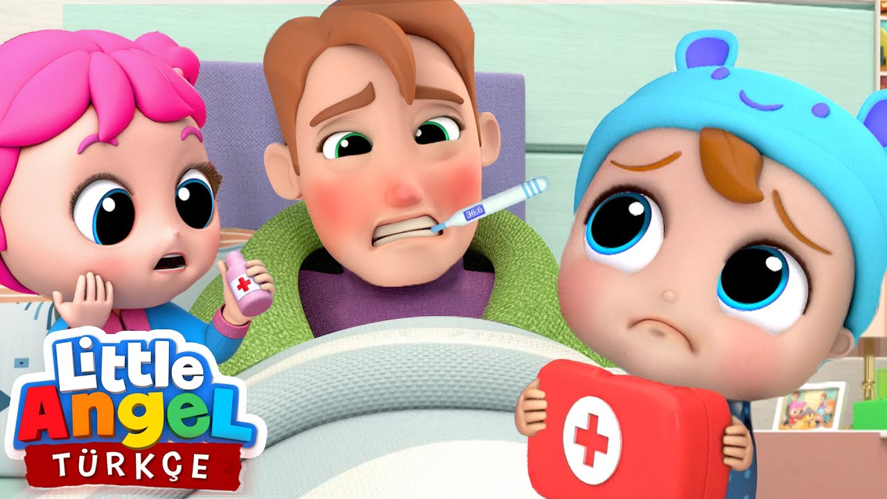 Can Bebek Baba Hasta Olmuş, Bebekler Nasıl Yer | Kesintisiz Bebek ve &Ccedil;ocuk Şarkıları | Little Angel