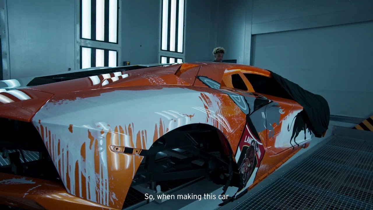 Fahrzeugkunst und Street Art verschmelzen im Aventador S von Skyler Grey auf der Monterey Car Week