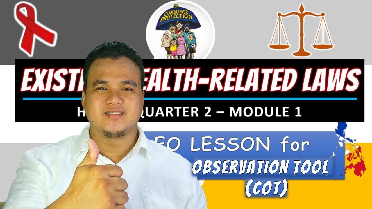 Existing Health Related Laws - Sample Video Lesson for COT | Alamin Kay Sir Berts