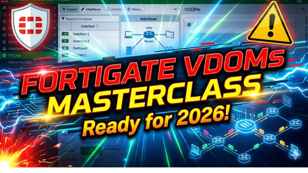 VDOM FortiGate : Création et Administration Complète | Bien préparer 2026 en Cybersécurité