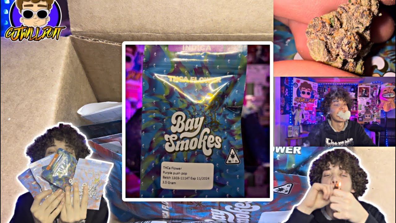 TRYING BAY SMOKES THCA FLOWER