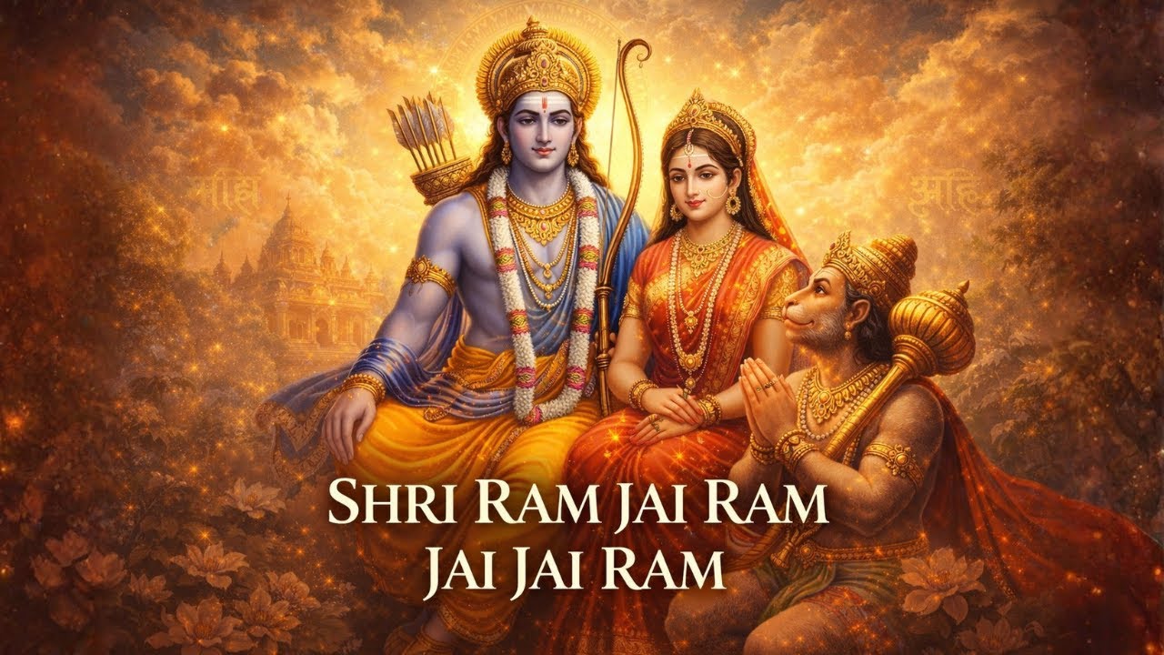 Shri Ram Jai Ram Jai Jai Ram | Powerful Ram Naam Chant | Velvet Bhajan | Hindu Devotional Songs