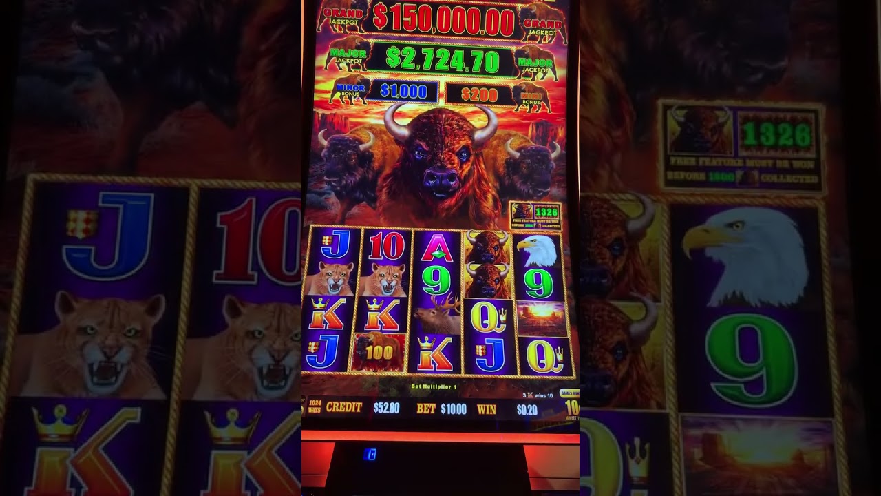 Buffalo Link race to the 1800 counter @myluckyslots #casino #slot #jackpot 3/15/26