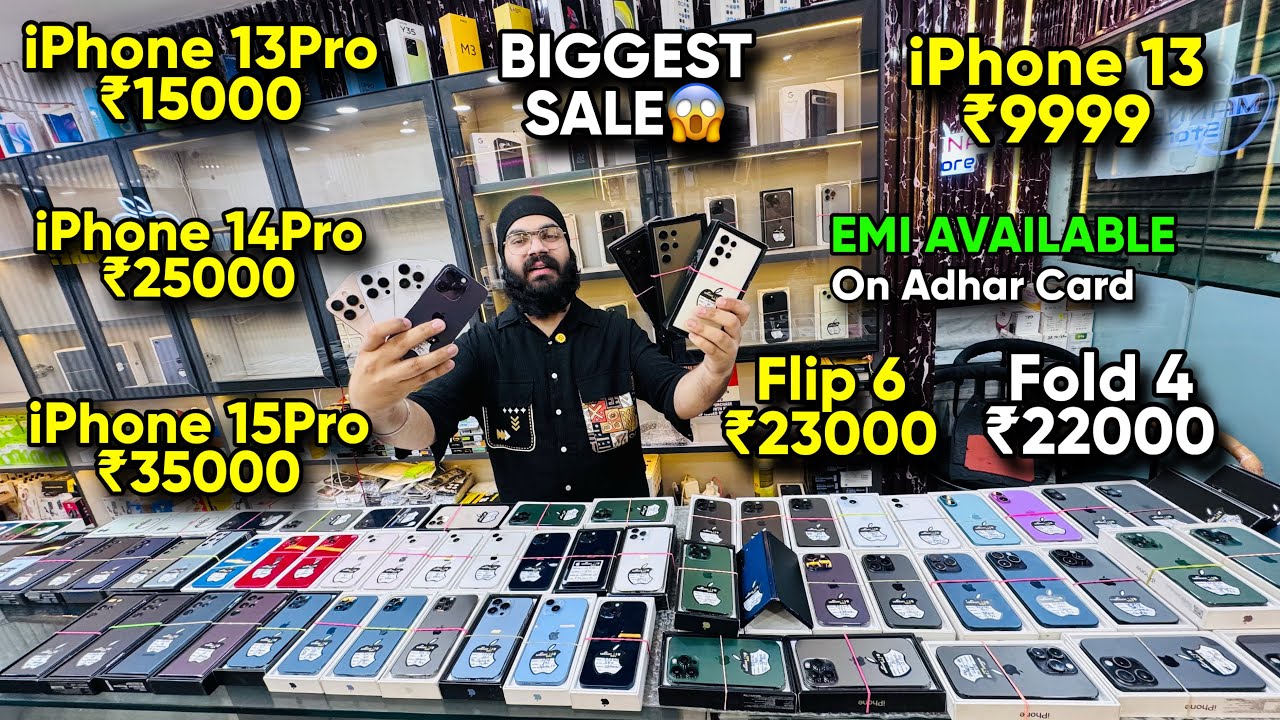 Biggest iPhone Sale Ever 🔥| Cheapest iPhone Market | Second Hand Mobile | iPhone 16 Pro iPhone 17