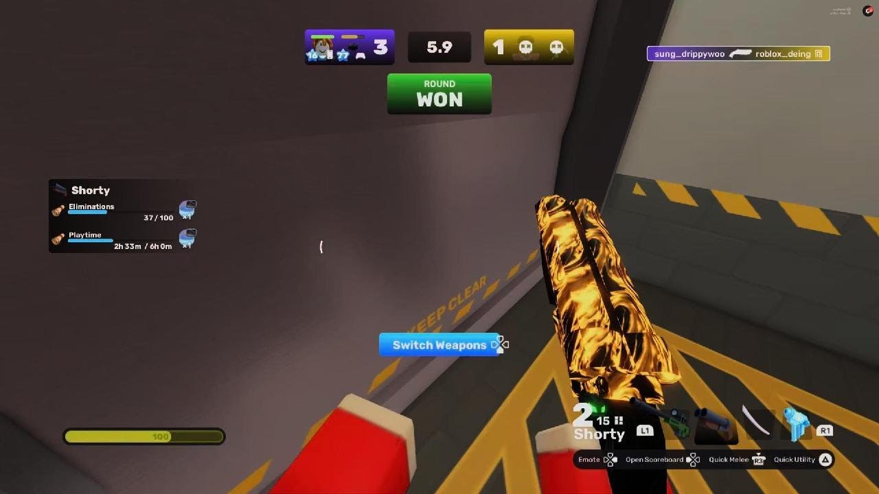 Barely Winning in Roblox Rivals