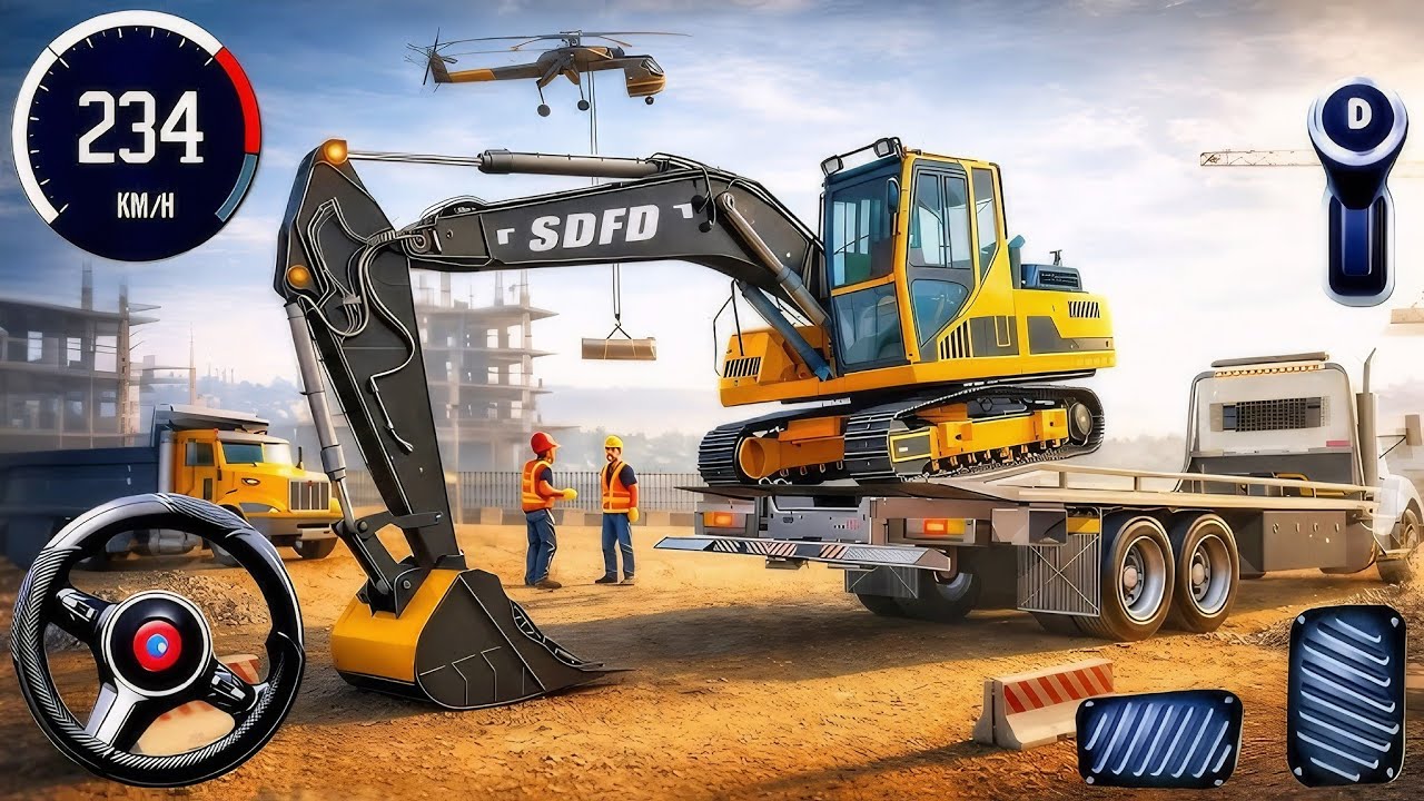 JCB GAME 🎮 3D !! #GAMEPLAY 🤑 #TRUCK 🚚  #LODING game 🎮 #play with #new #trending #vairalvideo game 🎮 