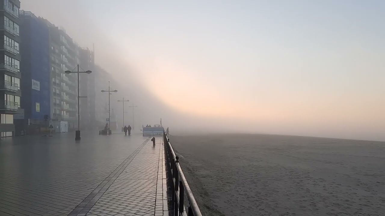 Middelkerke, côte belge - janvier 2022