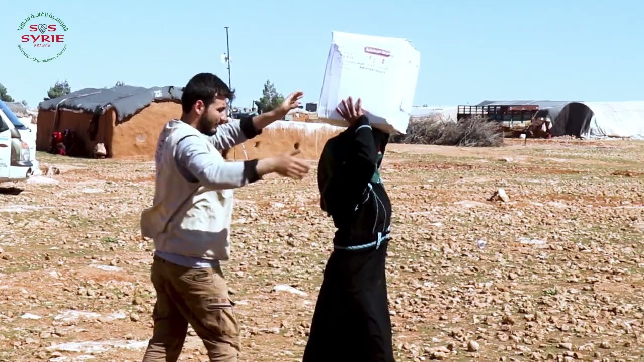 توزيع سلل رمضانية مخيم عرب بوران