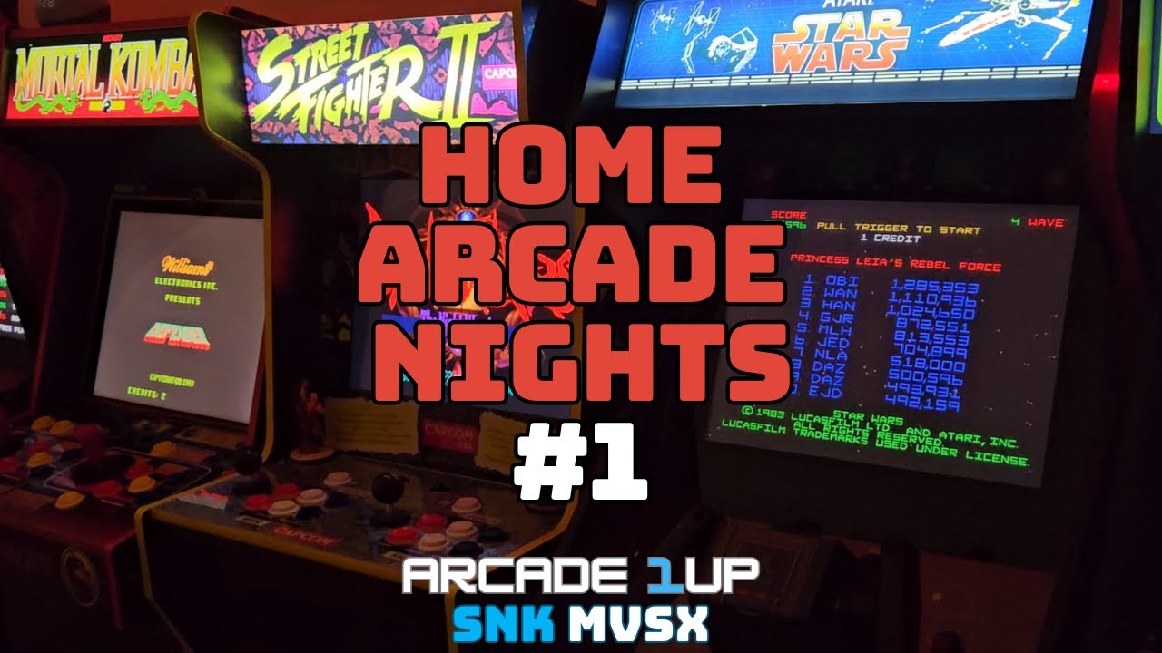 Home Arcade Nights | #1 (Arcade 1UP | SNK MVSX)