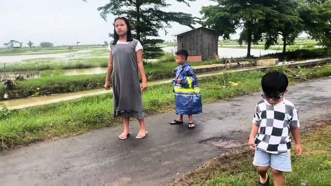 MANCING PINGGIR SAWAH SETELAH TERKENA BANJIR // hujan 10hari tanpa henti ikan di tambak pada lepas