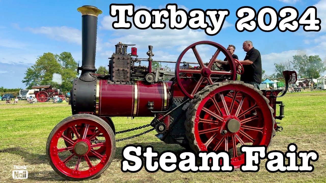 Stare pojazdy parowe 2024 Torbay steam fair  🇬🇧 #retro