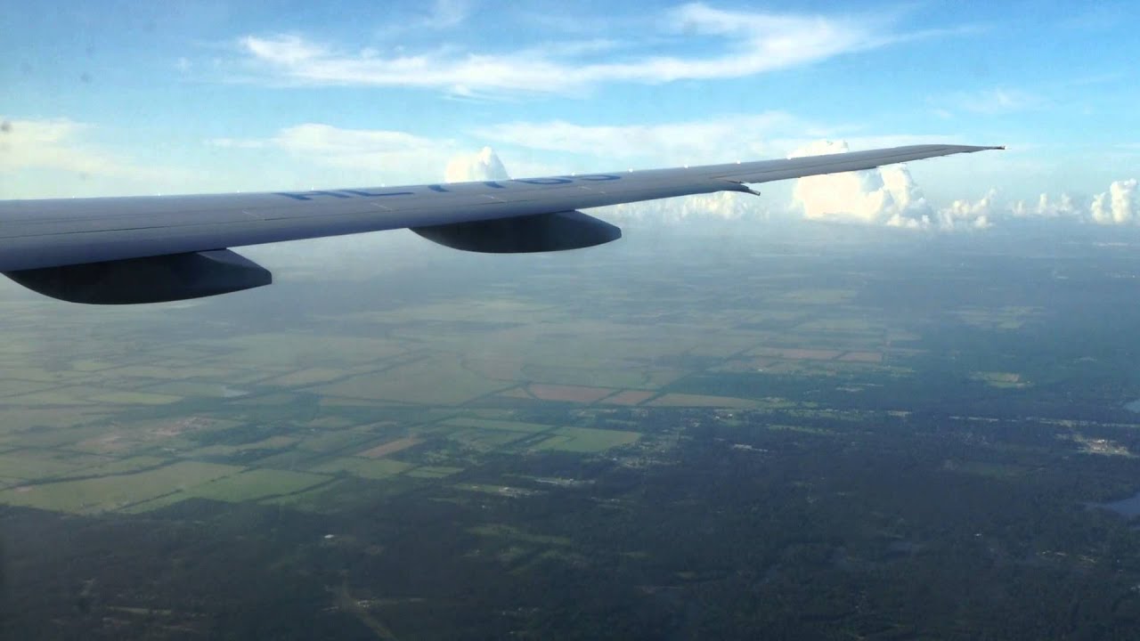 Korean Air Flight 29 Landing at Houston