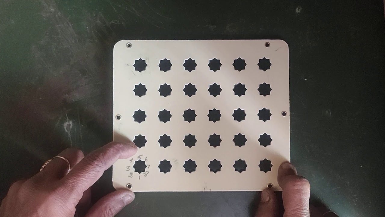 Teaching Methodology to Visually Impaired-Taylor Frame Number setting