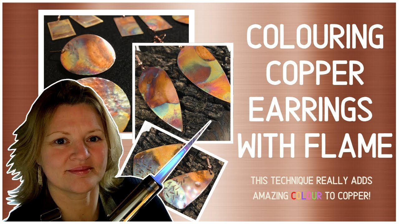 How to paint copper with fire | Beginner's jewellery project