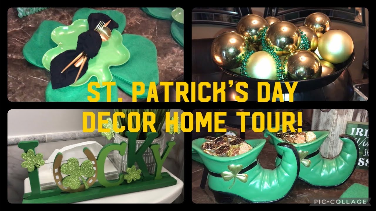New must see! St. Patrick’s Day Decor home tour! 2024🍀🎩🌈🍀