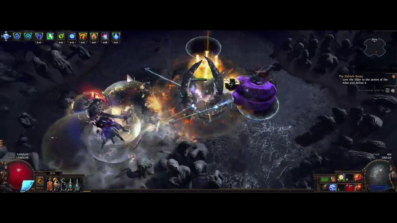 [PoE 3.6] Storm Untethered | ft. Uber Elder! (Deathless) - 11k EHP Storm Brand + Burst Trickster