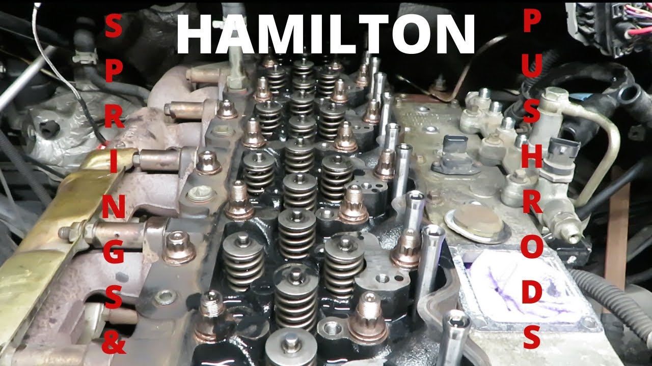 УСТАНОВИЛ ПРУЖИНЫ И ТОЛКАТЕЛИ HAMILTON НА МОЙ CUMMINS!!!