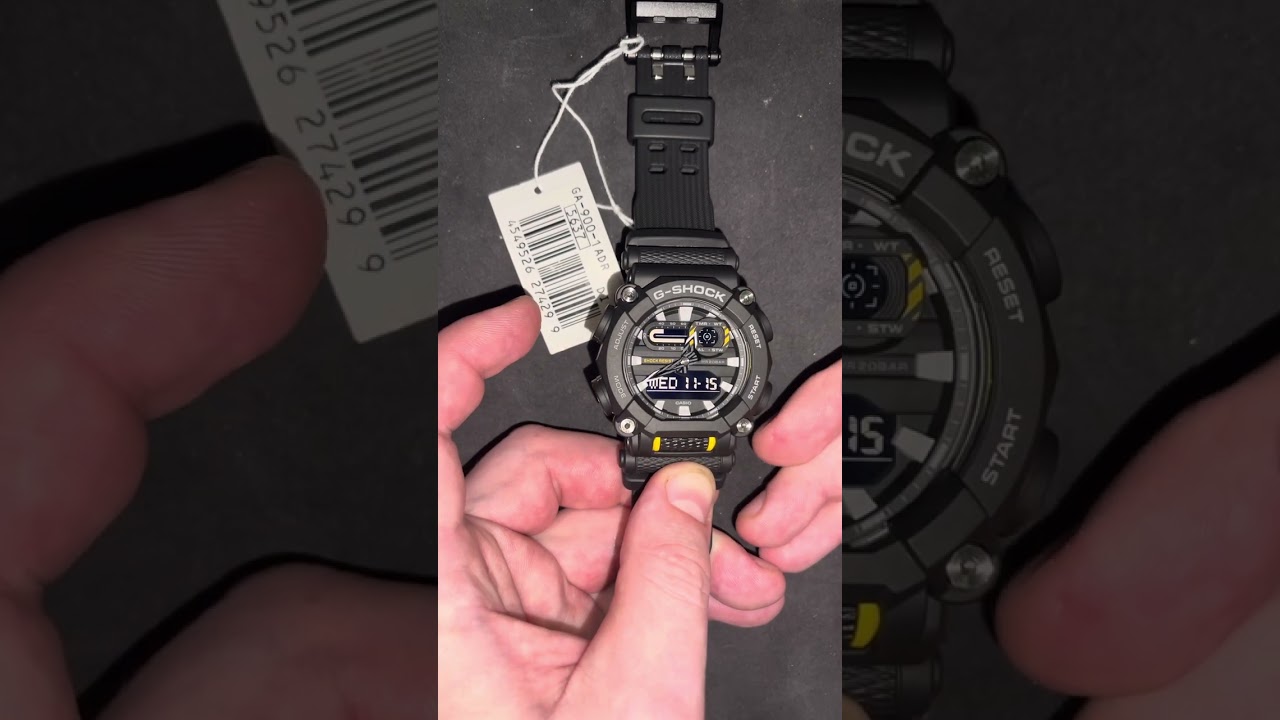 Casio G-shock GA-900 Калибровка / настройка часов