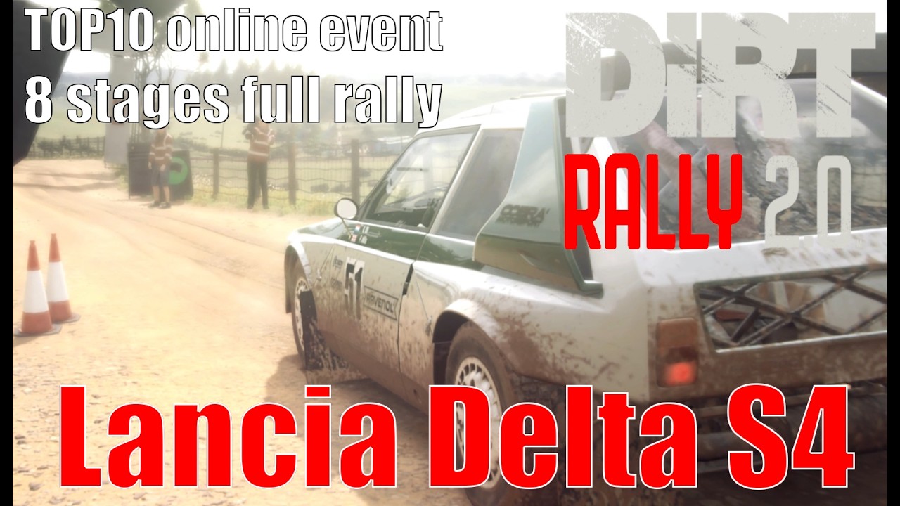 Online TOP10 8-stages full rally Lancia Delta S4 New Zealand group B event