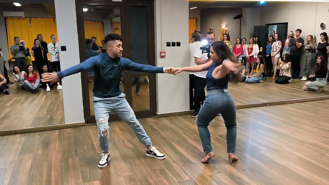 Lucas y Thayna - Zouk Class Demo - Kolozsvár/Cluj-Napoca - 2023 december