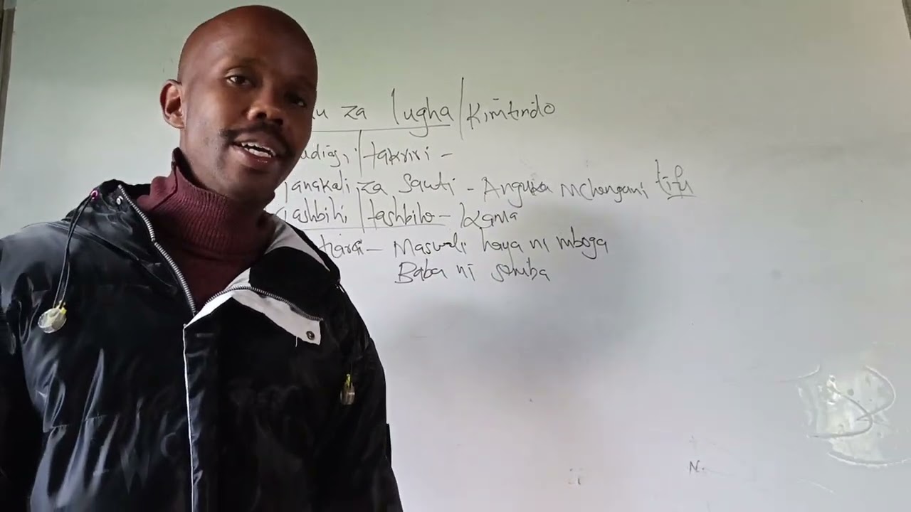 Mbinu za lugha/za kimtindo-gredi ya 8