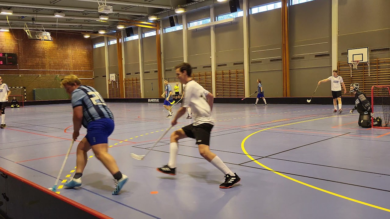 Mälarserien Innebandy 2021-2022 Djurgården Lions VS Katrineholm U (Viahallen Kumla 4 december 2021
